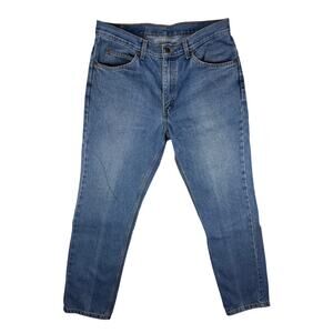 Vintage Men's Levi's Orange Tab Blue Denim Jeans 34X30